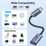 Кабель мультимедійний DisplayPort M to HDMI M 4K60Hz 18Gbps HDR10 3D Ugreen (95418)