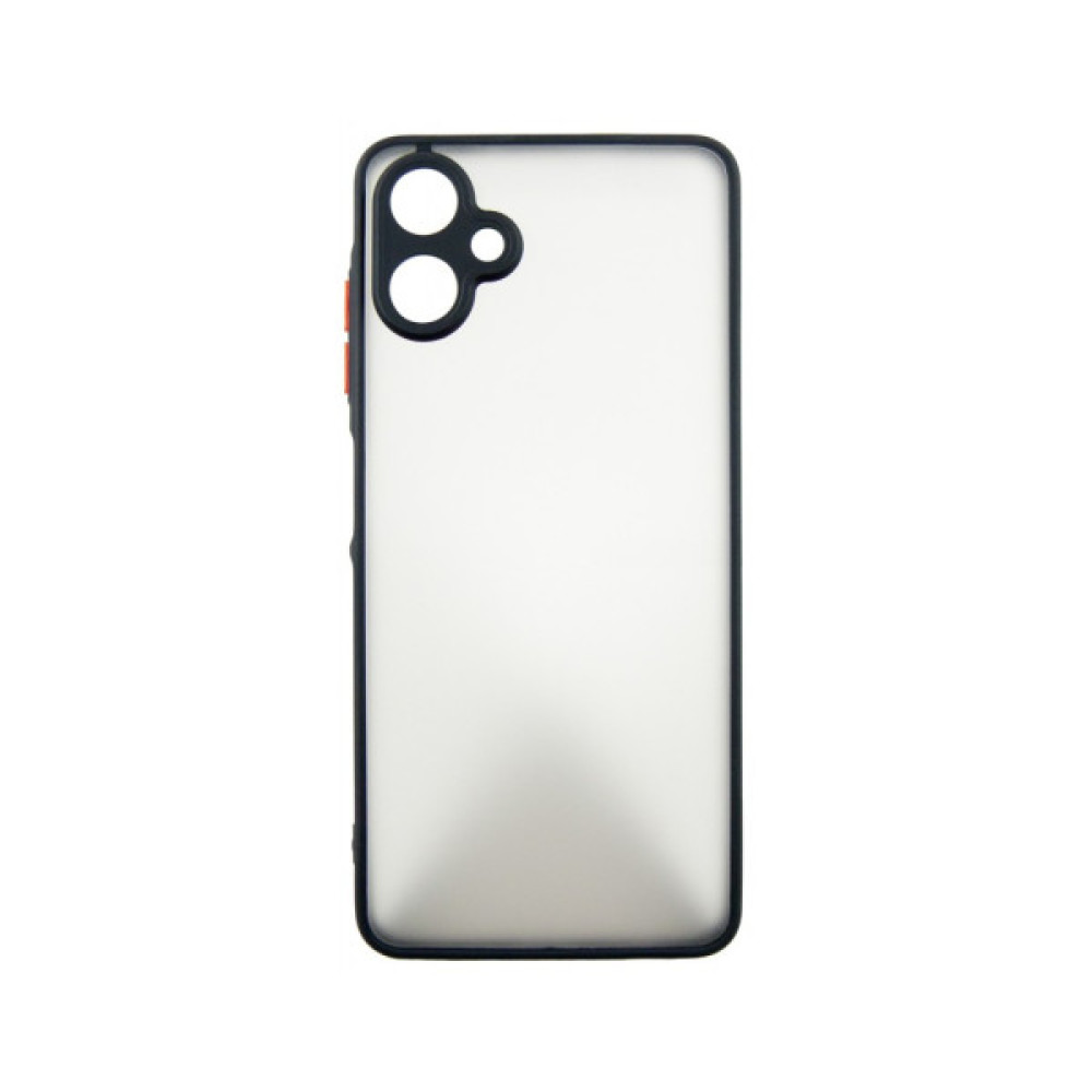 Чохол до мобільного телефона Dengos Kit Samsung Galaxy A06 case Matte + glass (Black) (DG-KM-126)