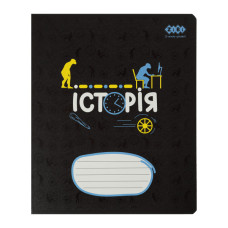 Зошит ZiBi предметний BLACK, 36 аркушів, клітинка, історія (ZB.1730-15)