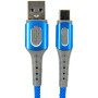 Дата кабель USB 2.0 AM to USB-C 1.0m blue Dengos (NTK-TC-LP-BLUE)
