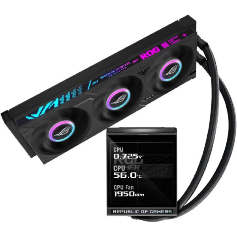Система рідинного охолодження ASUS ROG STRIX LC IV 360 ARGB LCD (90RC01M1-B0EAY0)