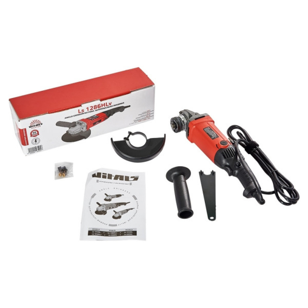 Шліфувальна машина Vitals Master, Ls1286HLv, 125мм, 860W, 2000–11000об/хв, 2кг (43105V)