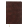 Книга записна Buromax Bellagio 96 аркушів А5 у клітинку коричневий (BM.295118-19) Книга записна Buromax Bellagio 96 аркушів А5 у клітинку коричневий (BM.295118-19)