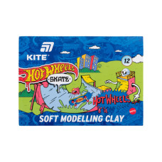 Пластилін Kite Hot Wheels восковий, 12 кольорів, 240 г (HW25-1086-2)