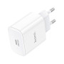 Зарядний пристрій HOCO C76A Pro Majestic USB-C PD30W White (6942007616300) Зарядний пристрій HOCO C76A Pro Majestic USB-C PD30W White (6942007616300)