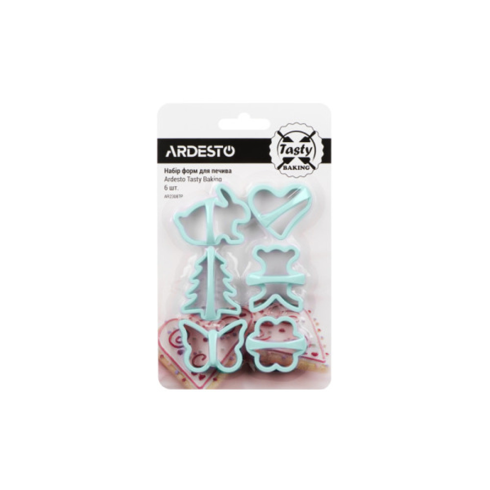 Форма для випікання Ardesto Tasty Baking Set 6 шт Tiffany Blue (AR2308TP)
