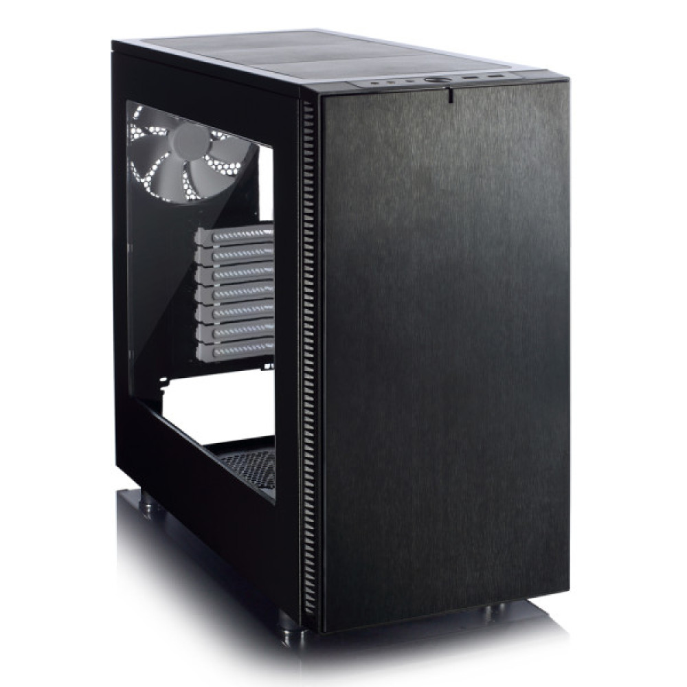 FRACTAL DESIGN Define S Black - Windowed (FD-CA-DEF-S-BK-W)