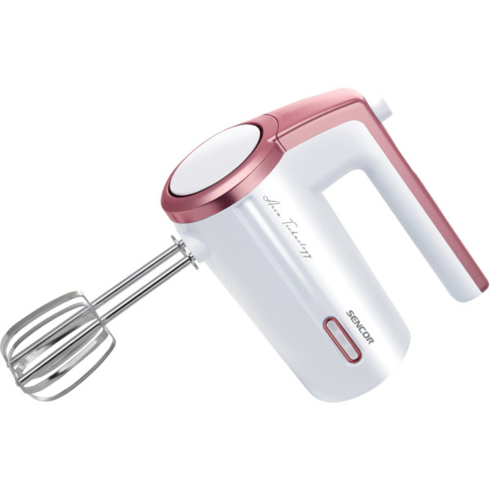 Міксер Sencor ручний Accu technology, 50Вт, насадки-2, безпровідний, USB-C, білий