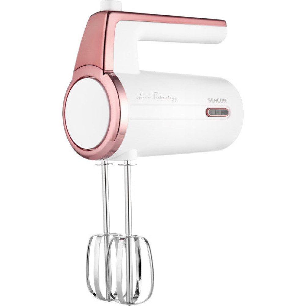 Міксер Sencor ручний Accu technology, 50Вт, насадки-2, безпровідний, USB-C, білий
