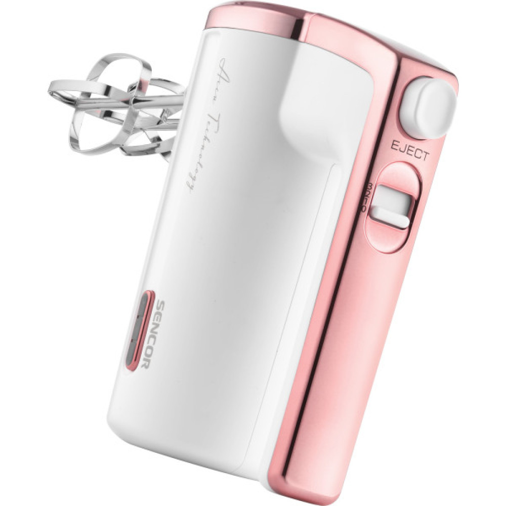 Міксер Sencor ручний Accu technology, 50Вт, насадки-2, безпровідний, USB-C, білий