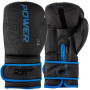 Боксерські рукавички PowerPlay 3024 Ultra Mat Чорно-Темно сині 10 унцій (PP_3024_10oz_Bl/Navy)