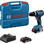 Шурупокрут-дриль акумуляторний Bosch Professional GSB 18V-65 18В 2х2А·год 31·65Нм 0-2100об·хв ЗП GAL18V-20 кейс 1.12кг