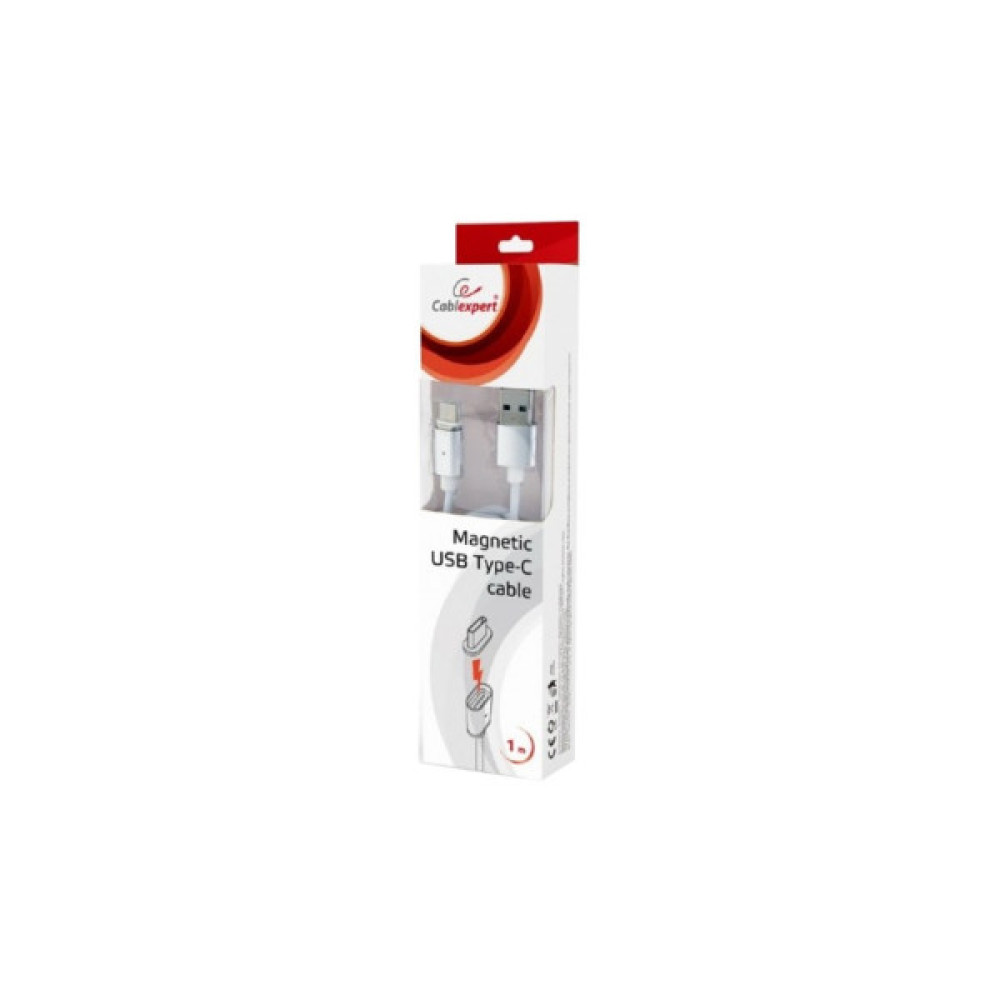 Дата кабель USB 2.0 AM to USB-C 1.0m magnet Cablexpert (CC-USB2-AMUCMM-1M)