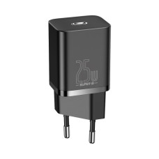 Зарядний пристрій Baseus Super Si Quick Charger 1C 25W Black (CCSP020101) Зарядний пристрій Baseus Super Si Quick Charger 1C 25W Black (CCSP020101)