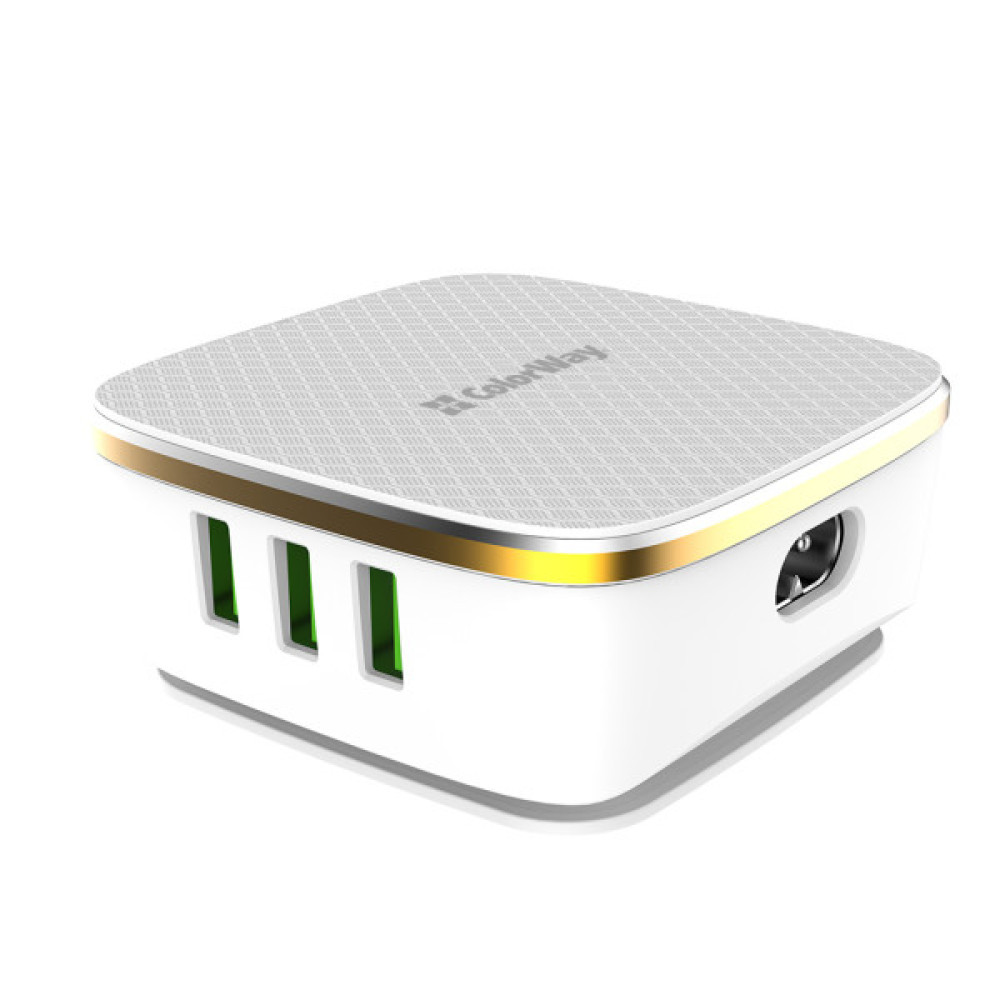 Зарядний пристрій ColorWay 6USB (1QC3.0 + 5 AUTO ID) 7A (35W) white (CW-CHS019Q-WT)