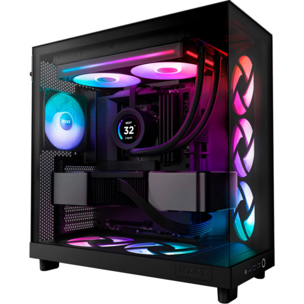 Кулер до корпусу NZXT F280 RGB Core Fan (Single Frame) - Black (RF-U28HF-B1)