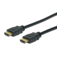 Кабель DIGITUS HDMI (M/M), High speed/Ethernet, 3м, чорний