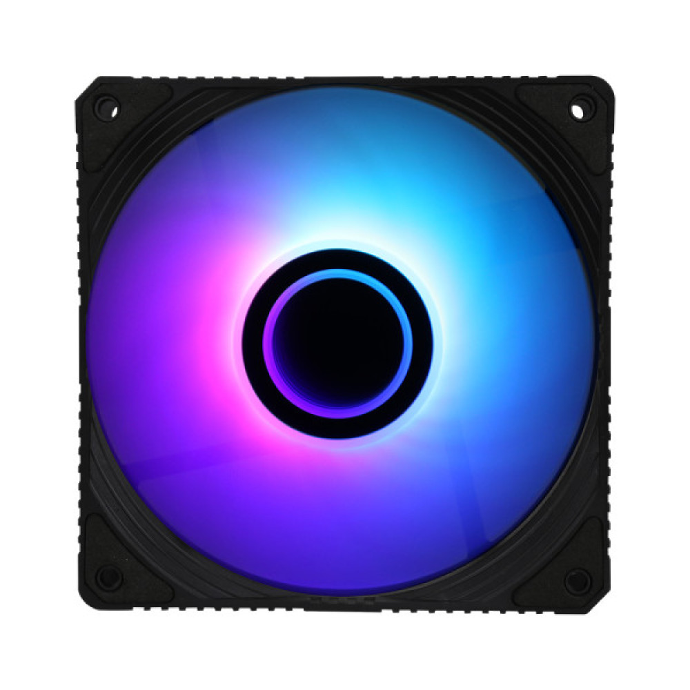 Корпусний вентилятор 2E GAMING Air Cool Infinity ACF120IW-ARGB, 120мм, 1200rpm, 3pin, 3pin +5VARGB, 23dBa, чорний