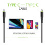 Дата кабель USB-C to USB-C 1.2m CBFLEXTT1 18W black Intaleo (1283126504082) Дата кабель USB-C to USB-C 1.2m CBFLEXTT1 18W black Intaleo (1283126504082)