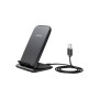 Зарядний пристрій Choetech 15W Fast Wireless Charging Stand 2coils black (T555-F-BK)