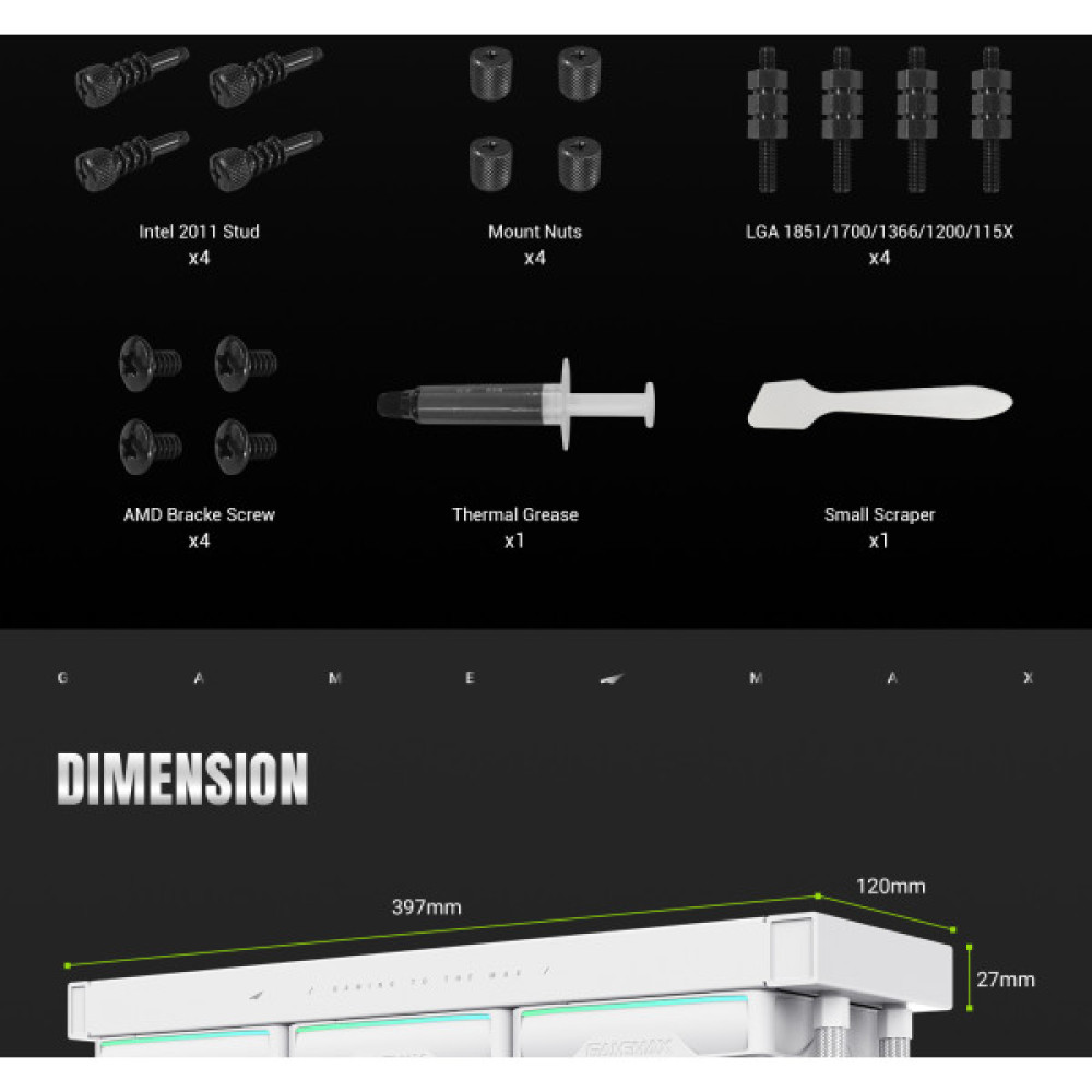 GAMEMAX HAILSTORM 360 WH