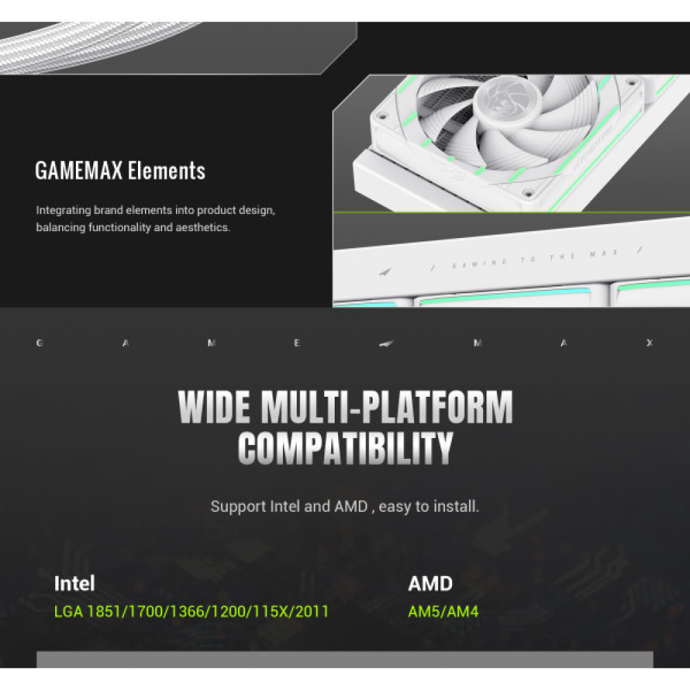 GAMEMAX HAILSTORM 360 WH