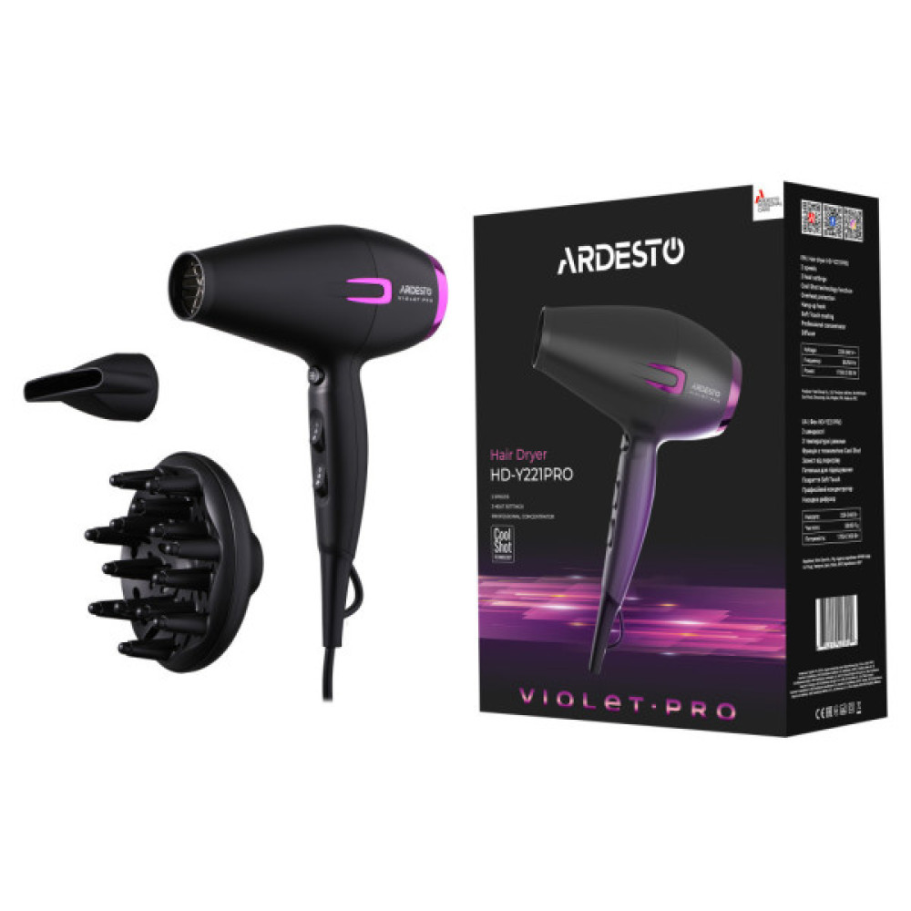 Фен ARDESTO HD-Y221PRO