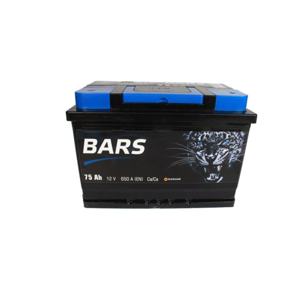 Акумулятор автомобільний Bars 75Ah Н Ев (-/+) (650EN)
