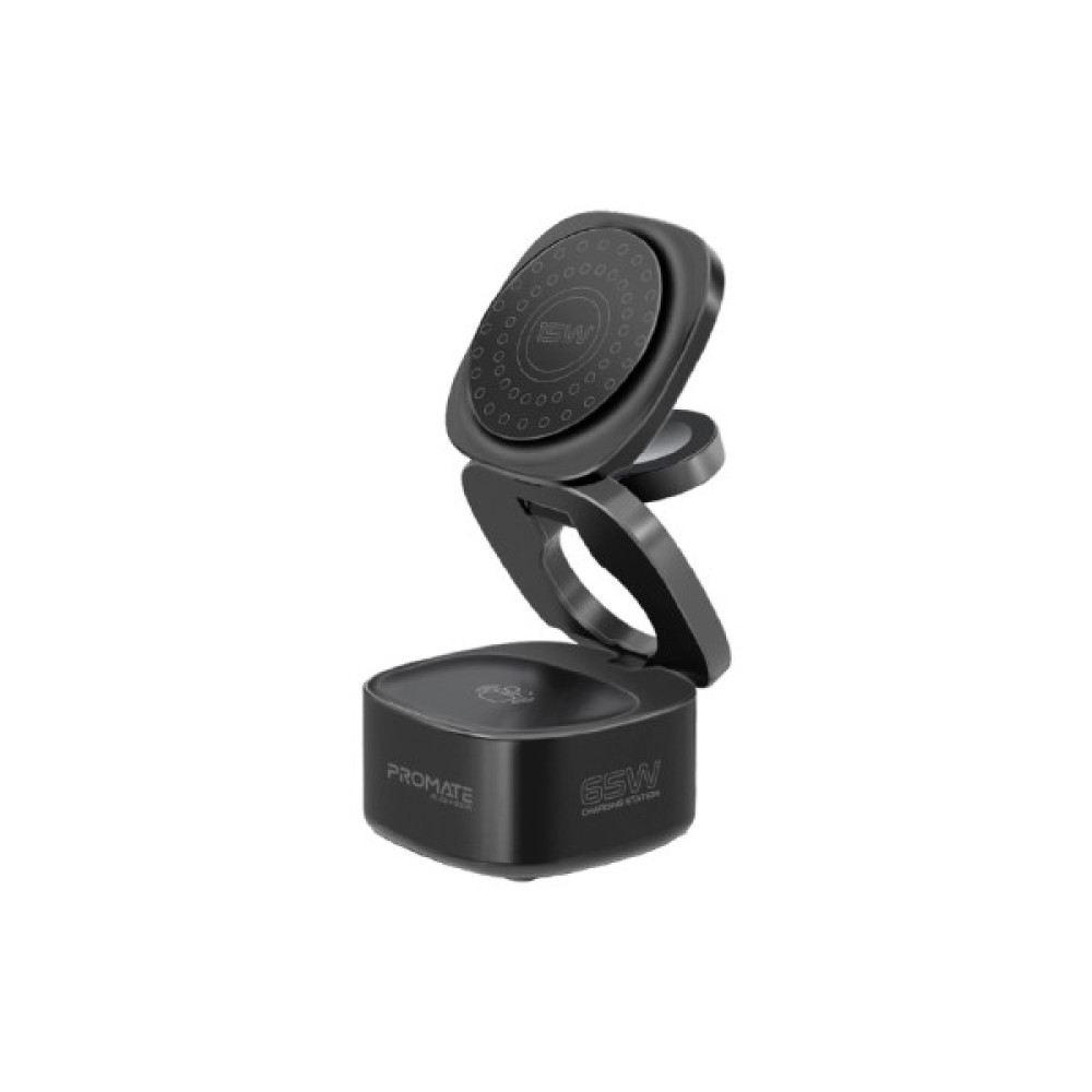 Зарядний пристрій Promate wireless charger rubix-65w black (rubix-65w.black)