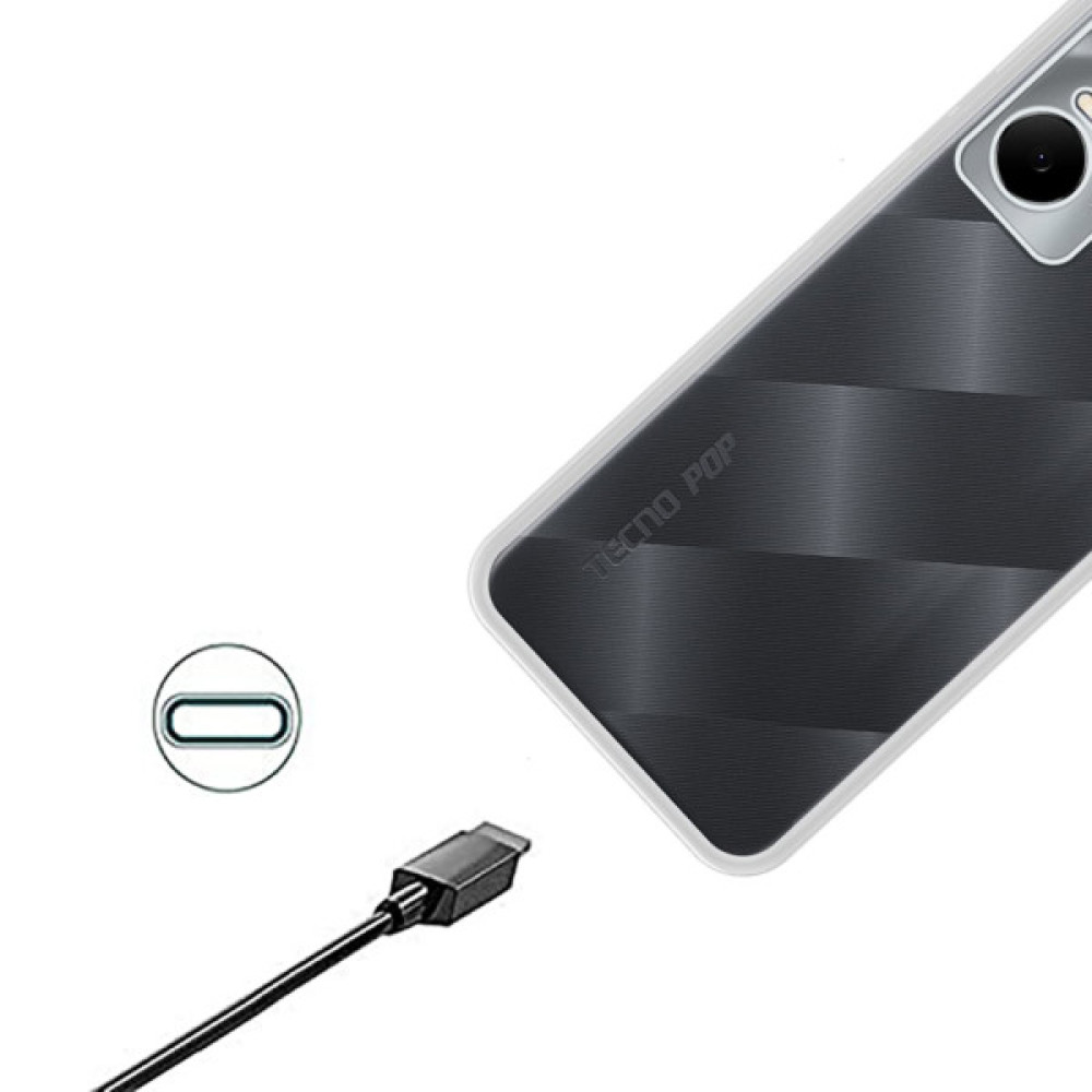 Чохол до мобільного телефона BeCover Tecno Pop 6 Pro (BE8) Transparancy (708666) Чохол до мобільного телефона BeCover Tecno Pop 6 Pro (BE8) Transparancy (708666)