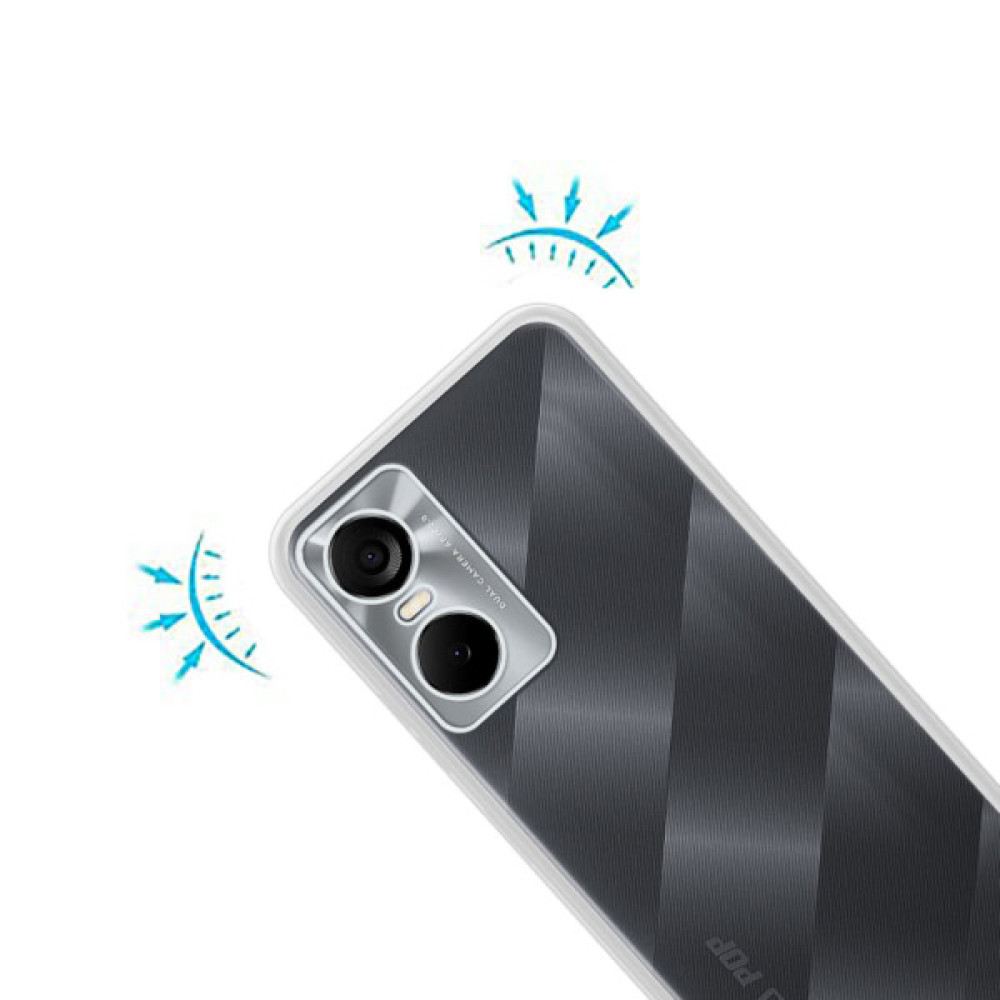 Чохол до мобільного телефона BeCover Tecno Pop 6 Pro (BE8) Transparancy (708666) Чохол до мобільного телефона BeCover Tecno Pop 6 Pro (BE8) Transparancy (708666)