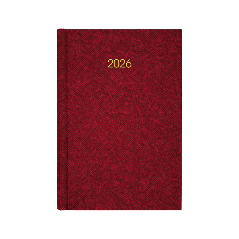 Тижневик Axent датований 2026 Classic Style, 145х210, бордовий (8840-26-3-A)