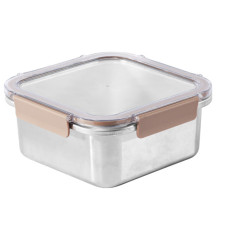 Харчовий контейнер Ringel Meyer квадратний нержавіюча сталь 1800 мл (RG-9101/1800)