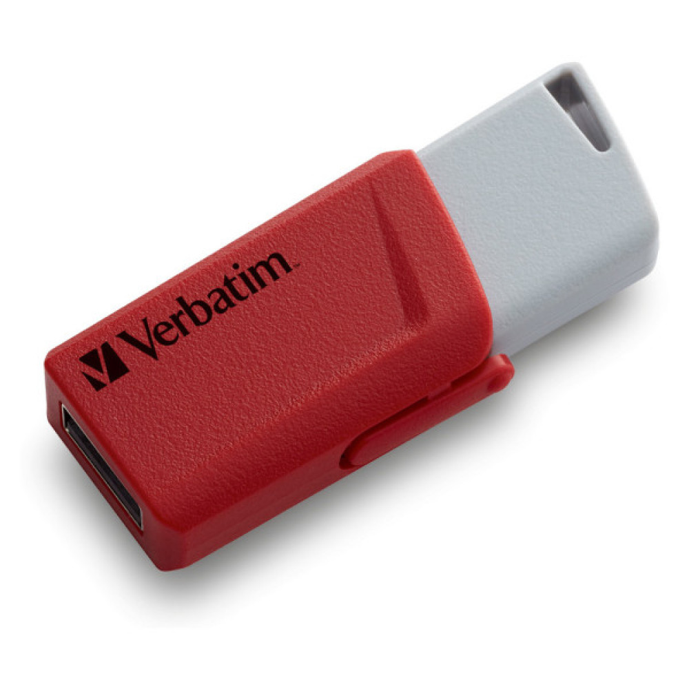 USB флеш накопичувач Verbatim 3x16GB Store 'n' Click Red/Blue/Yellow USB 3.2 (49306)