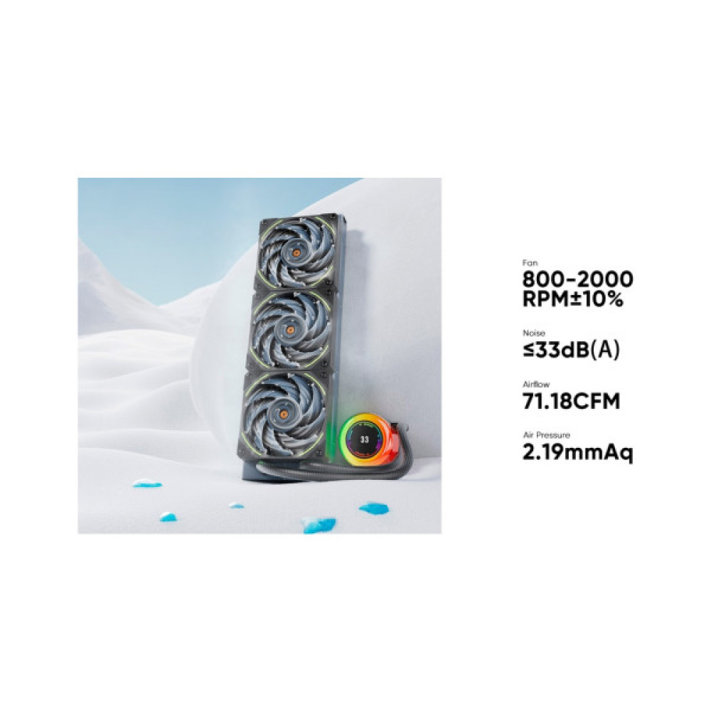 Система рідинного охолодження 1stPlayer CC-360-BK