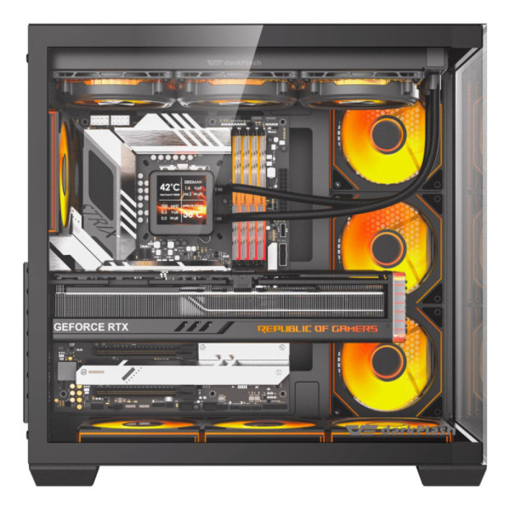 Корпус для ПК DARKFLASH C280 BLACK