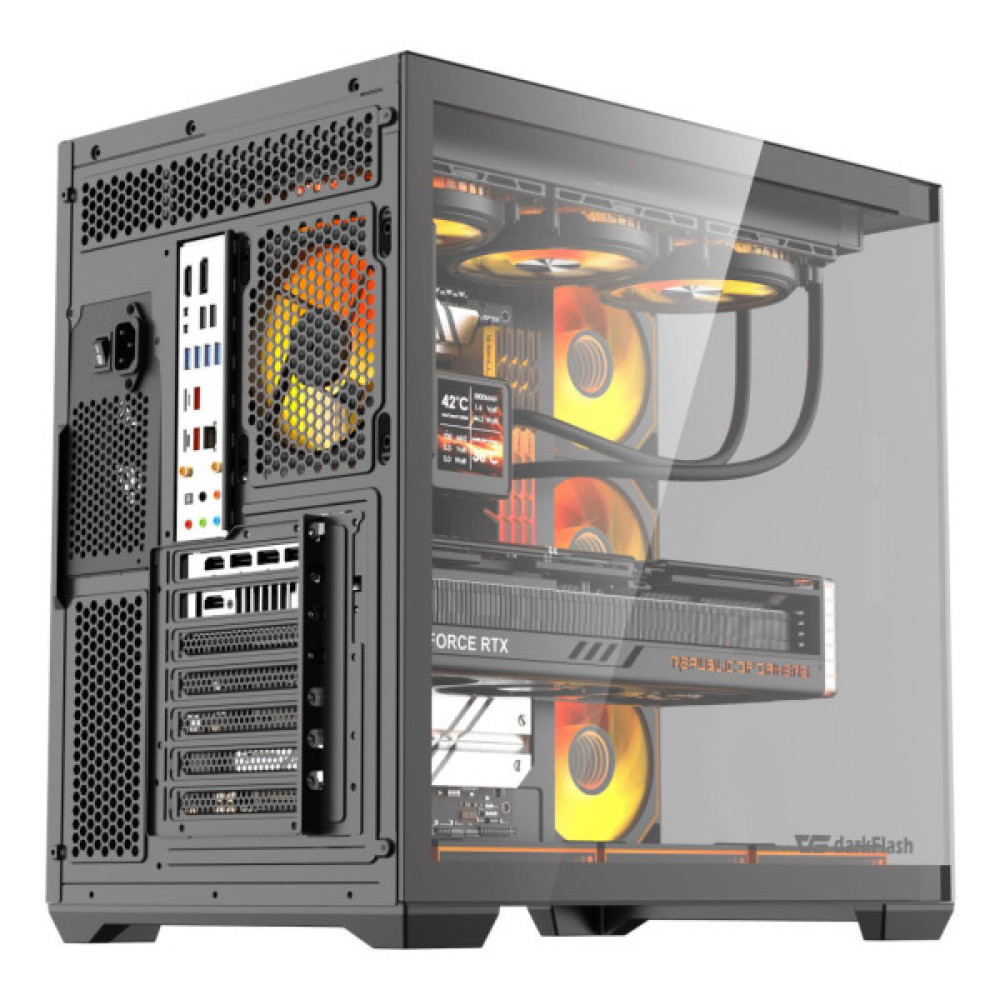Корпус для ПК DARKFLASH C280 BLACK