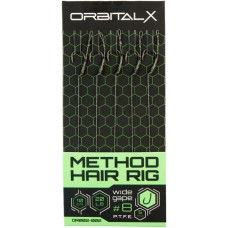 Повідець OrbitalX Method Hair Rig Wide Gape 10 20lb 10cm (5шт/уп) camo (694.00.04)