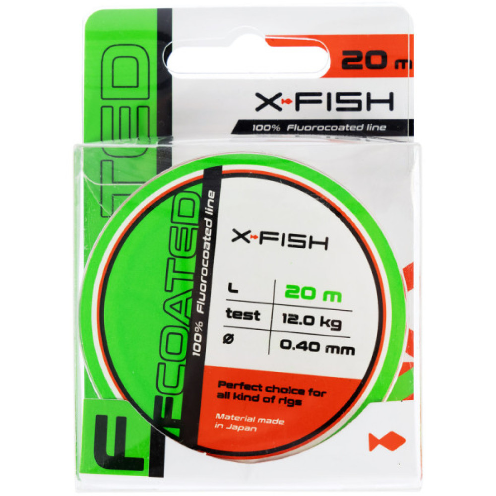 Флюорокарбон X-Fish FCoated 20m 0.40mm 12.0kg (1917.01.51)