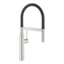 Змішувач для кухні Grohe Essence, довж.виливу - 240мм, поворотний/гнучкий, 1важіль, супер сталь
