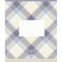 Зошит Школярик Plaid pattern 12 аркушів клітинка (012-3345K) Зошит Школярик Plaid pattern 12 аркушів клітинка (012-3345K)