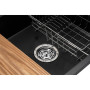 Мийка кухонна GRANADO Royal Artes black shine (+ подрібнювач Algar 1000 + змішувач Ferrol inox + дозатор Redondo inox (ksg1301)