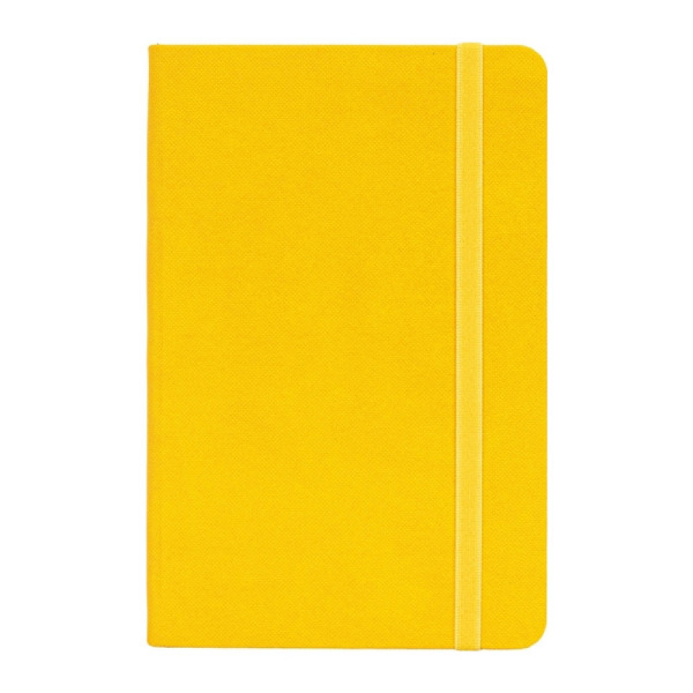 Книга записна Optima Square А5 128 аркушів клітинка жовтий (O27100-05)