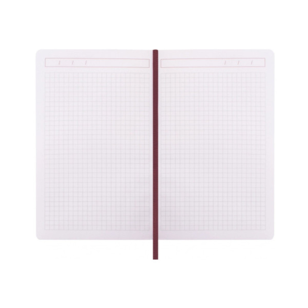 Книга записна Optima Square А5 128 аркушів клітинка жовтий (O27100-05)