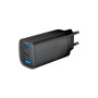 Зарядний пристрій Gembird USB-A + 2xType-C (PD18W + QC3.0 27W) black (TA-UC-PDQC65-01-BK) Зарядний пристрій Gembird USB-A + 2xType-C (PD18W + QC3.0 27W) black (TA-UC-PDQC65-01-BK)