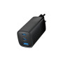 Зарядний пристрій Gembird USB-A + 2xType-C (PD18W + QC3.0 27W) black (TA-UC-PDQC65-01-BK) Зарядний пристрій Gembird USB-A + 2xType-C (PD18W + QC3.0 27W) black (TA-UC-PDQC65-01-BK)
