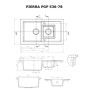 Мийка кухонна Perfelli PIERRA PGP 536-78 LIGHT BEIGE Мийка кухонна Perfelli PIERRA PGP 536-78 LIGHT BEIGE