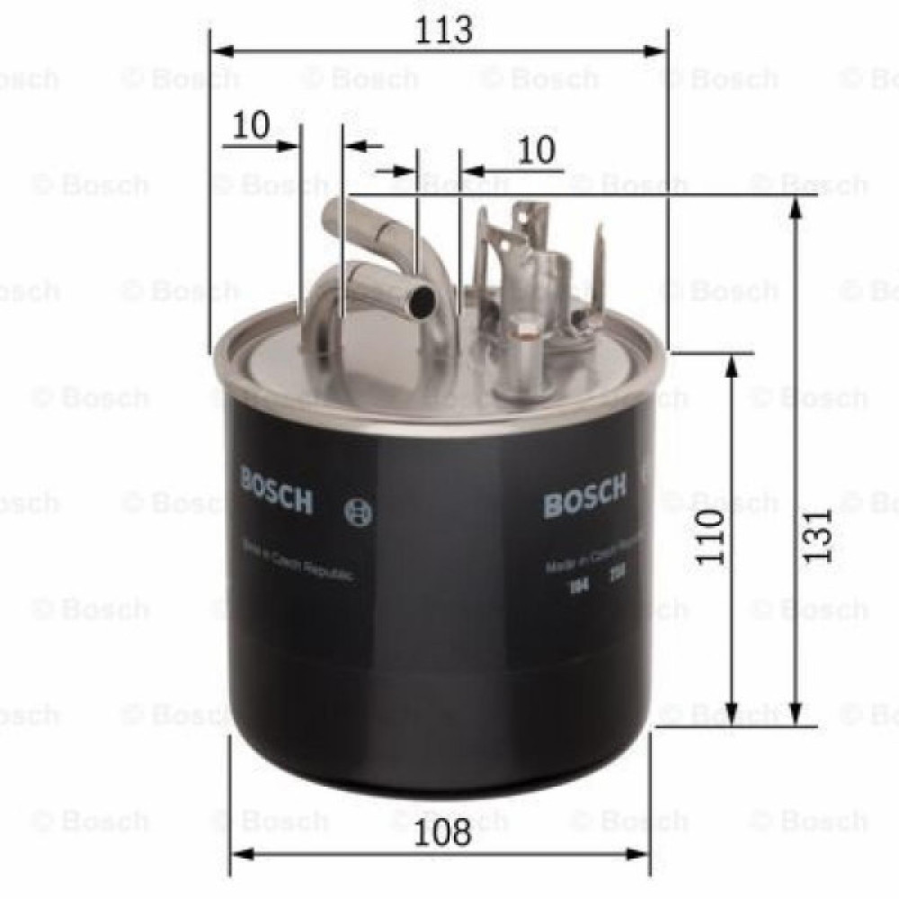 Фільтр паливний Bosch 0 450 906 458