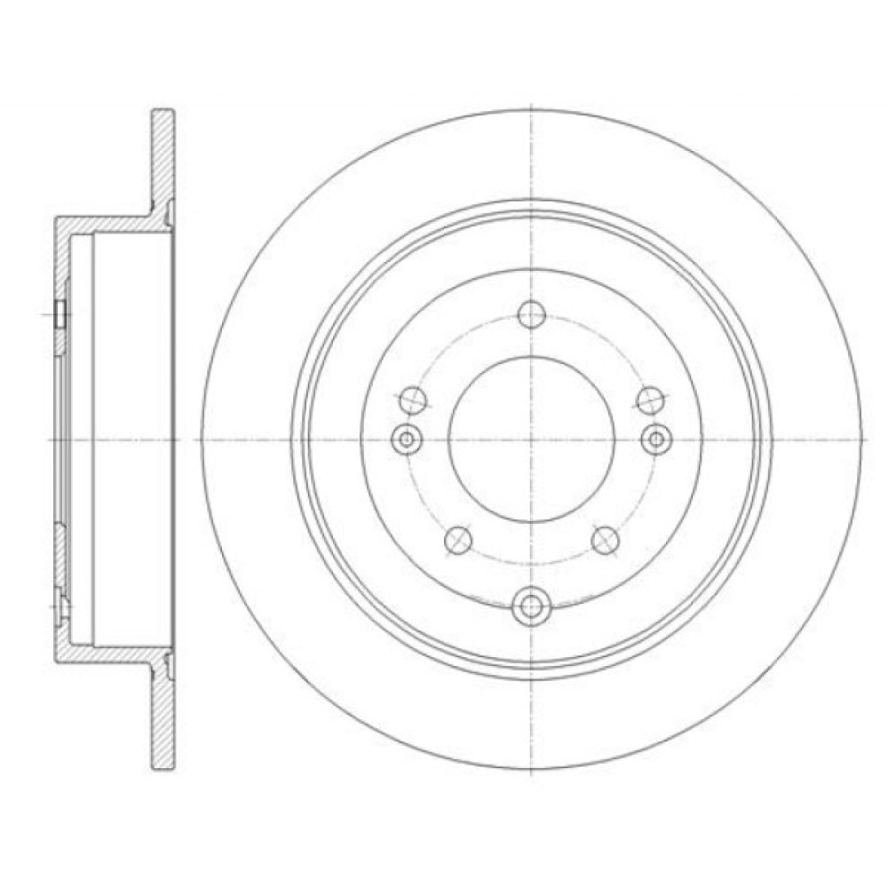 Гальмівний диск REMSA 61779.00