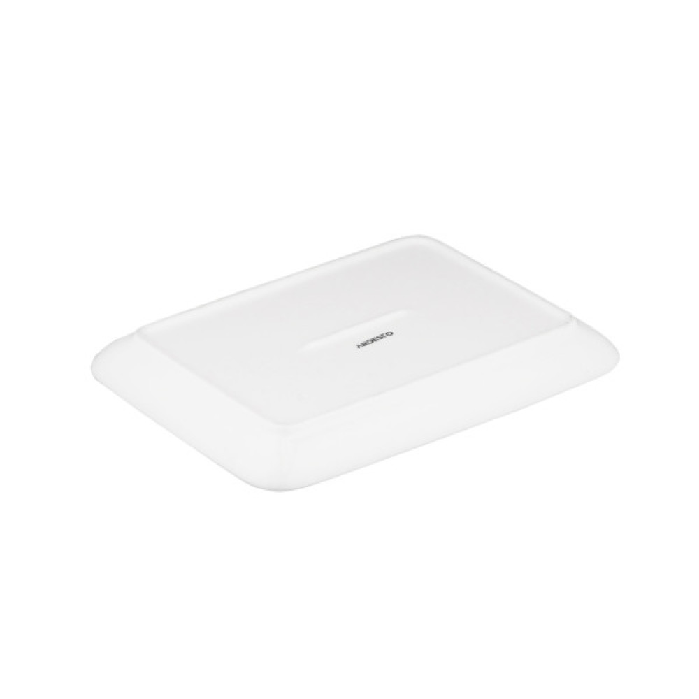 Блюдо Ardesto Christmas Gnomes, 20х15см, порцеляна, прямокутна (AR3064)